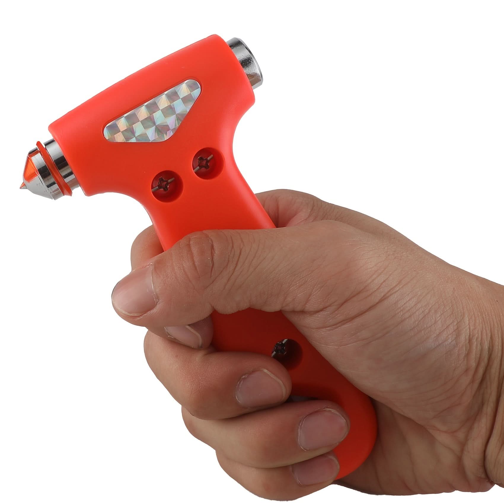 2-Pack ABS Car Safety Hammers, 3-in-1 Emergency Escape Tools