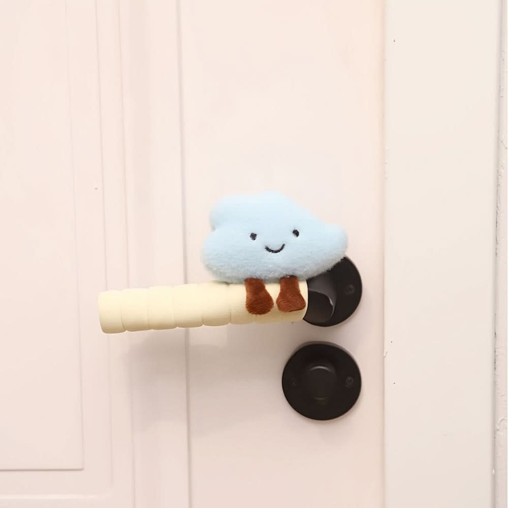 Anti-Static Cloud Door Handle Gloves – Cute Bedroom Door Protection Cover