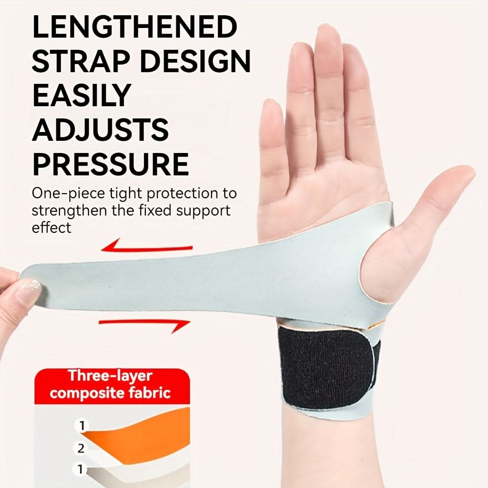 Adjustable Wrist Support Brace – Breathable Compression Wrap for Sports