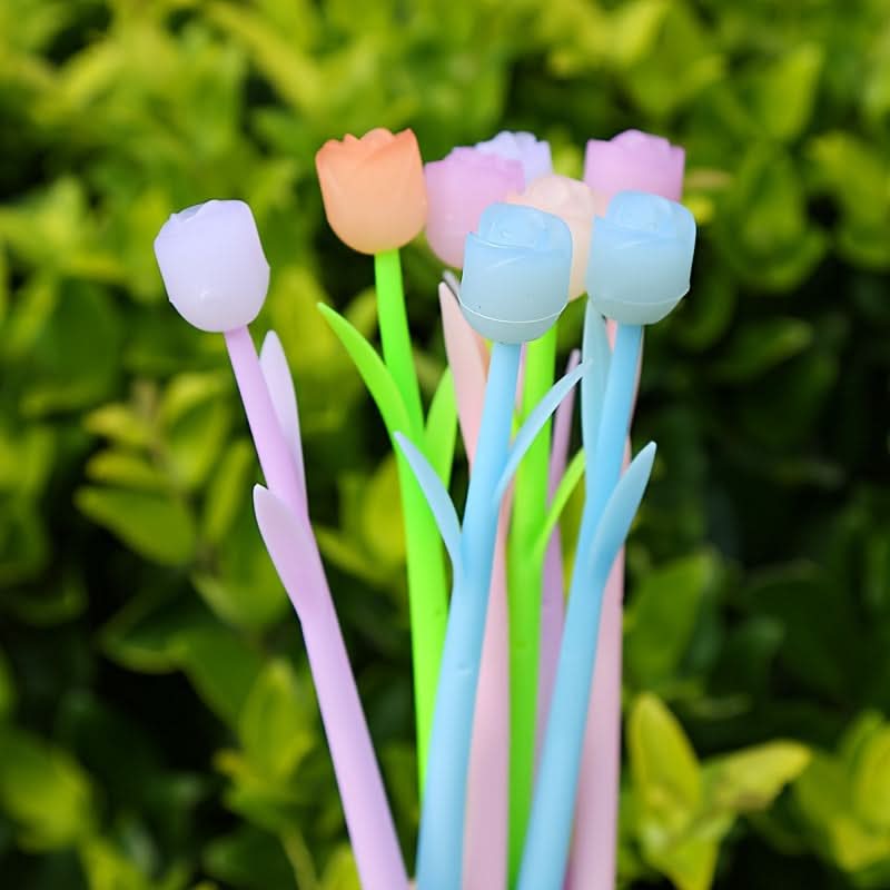 12-Pack Rose Flower Gel Pens – 0.5mm Fine Point