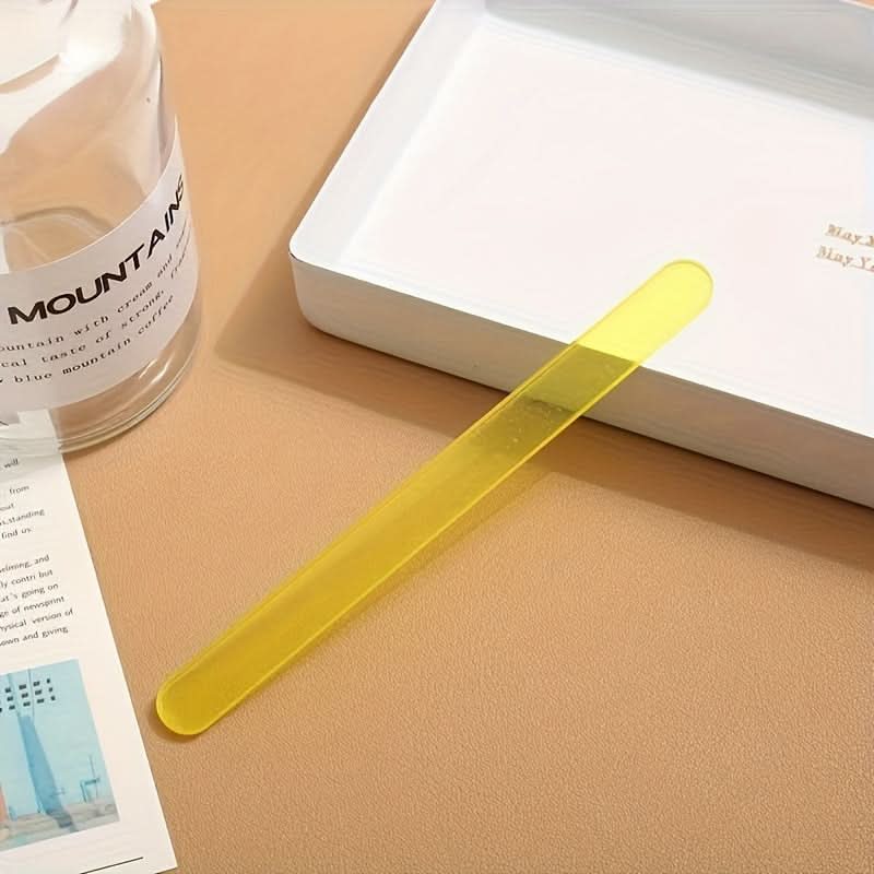 30PCS Reusable Acrylic Ice Cream Sticks – Transparent & Colorful