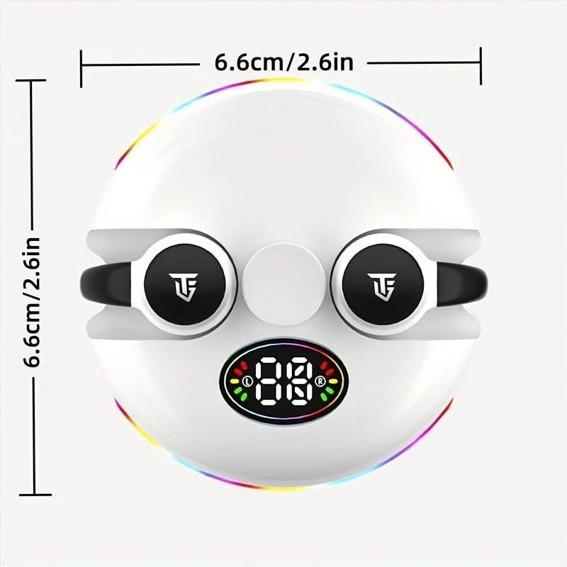 Wireless 5.3 Earbuds with Clip-On Design, Hi-Fi Stereo Sound