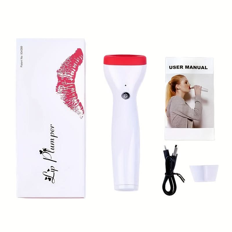 USB Rechargeable Automatic Lip Plumper, Electric Portable Lip Enhancer Device