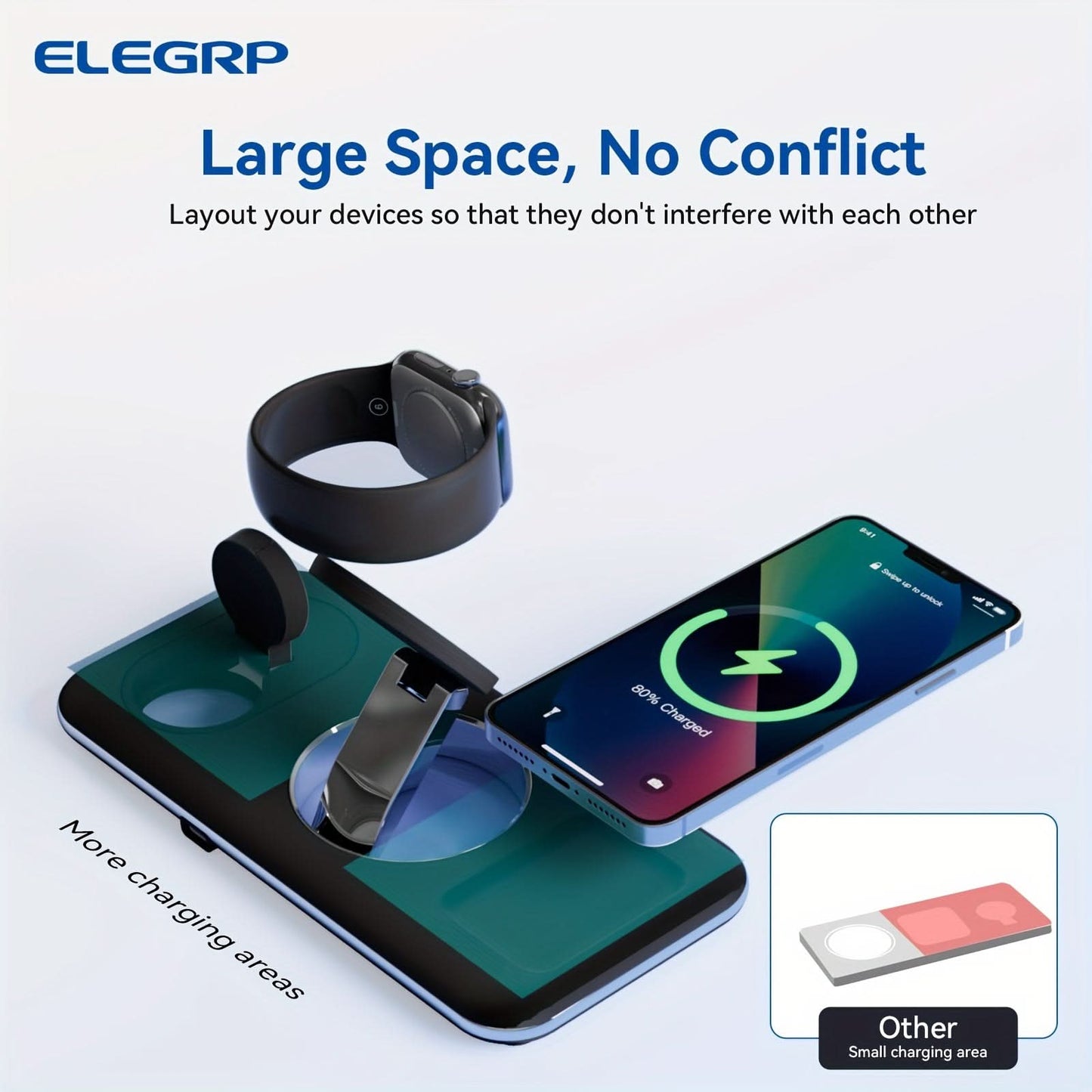3-in-1 MagSafe Wireless Charging Station for Apple Devices
