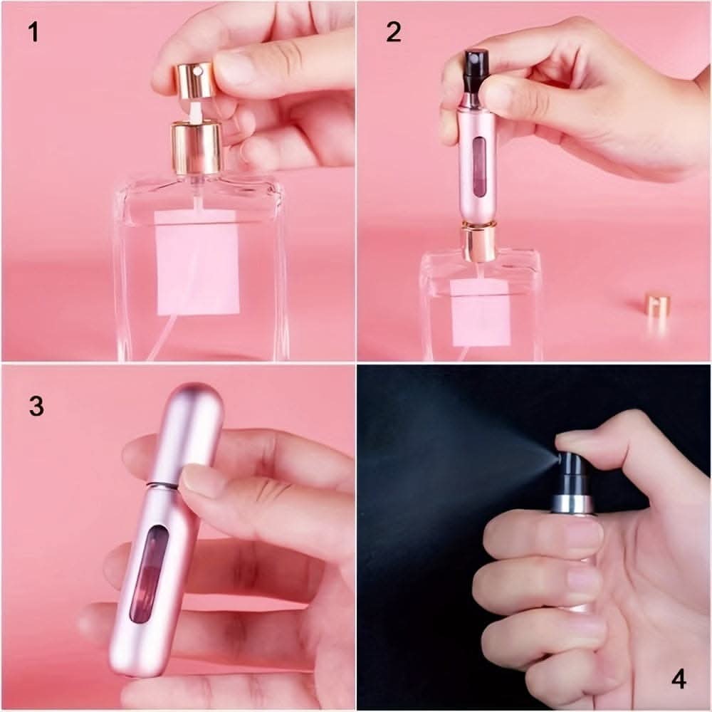 Compact Refillable Perfume Spray Bottle – 5ml