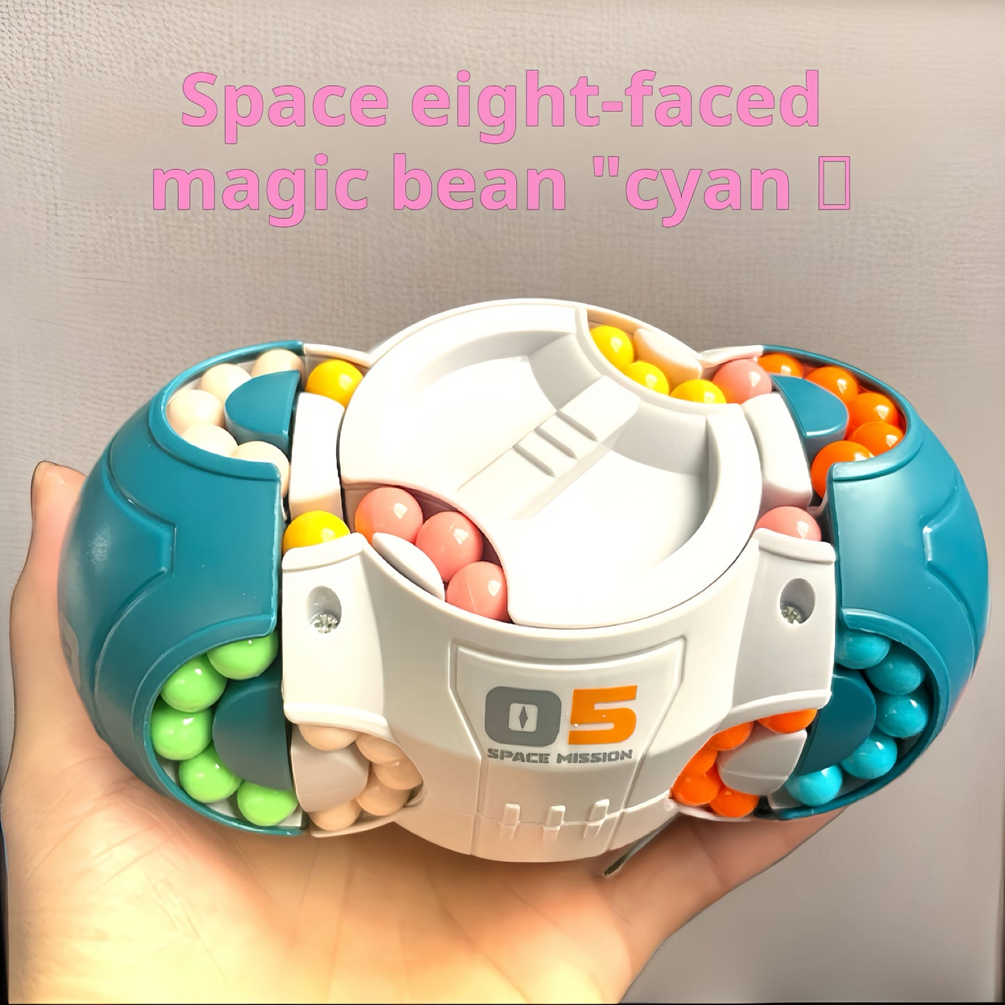 Magic Beans Stress Relief Toy – 3D Multifaceted Fingertip Cube Puzzle for Kids & Toddlers