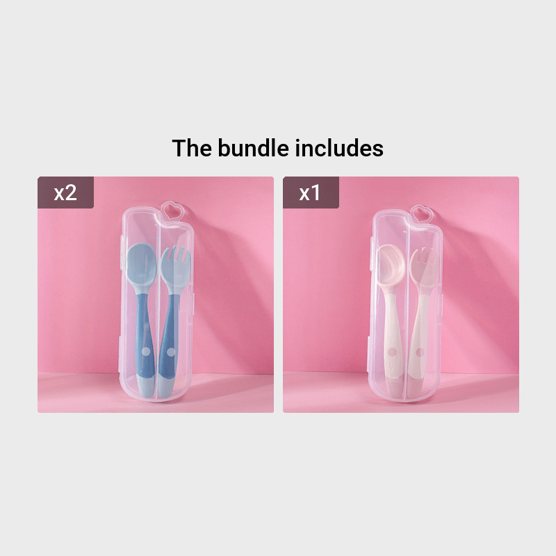 Youngsters Training Fork & Spoon Set with Meal Box