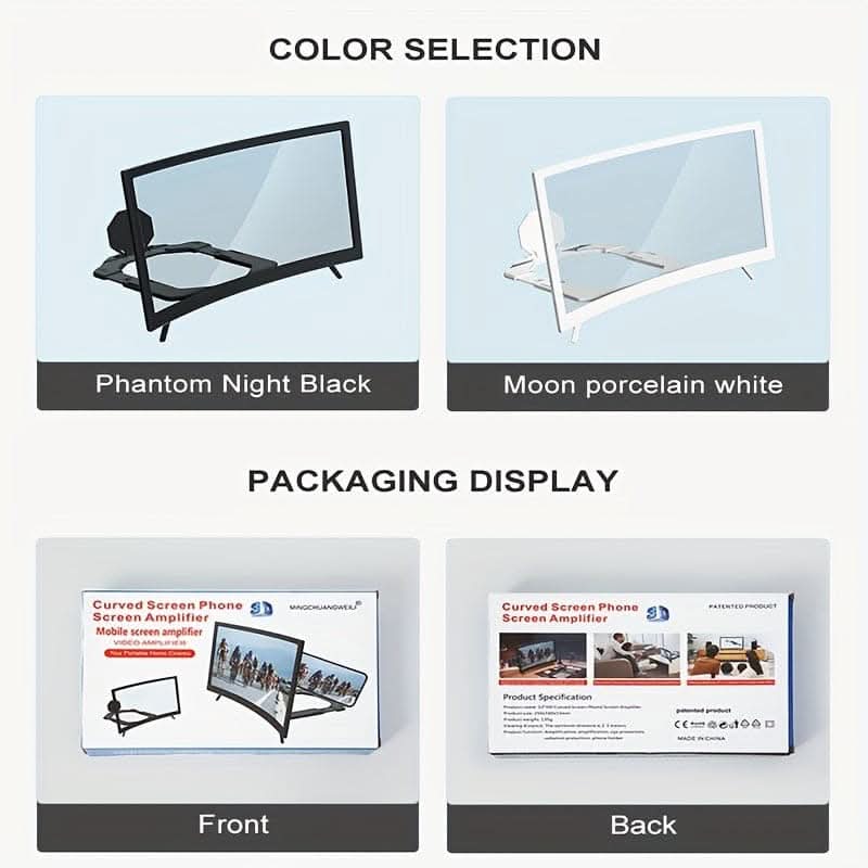 3D Mobile Screen Magnifier for Comfortable Viewing