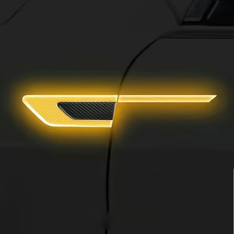 Reflective Resin Car Door Protector Strips – Anti-Collision Safety Decals