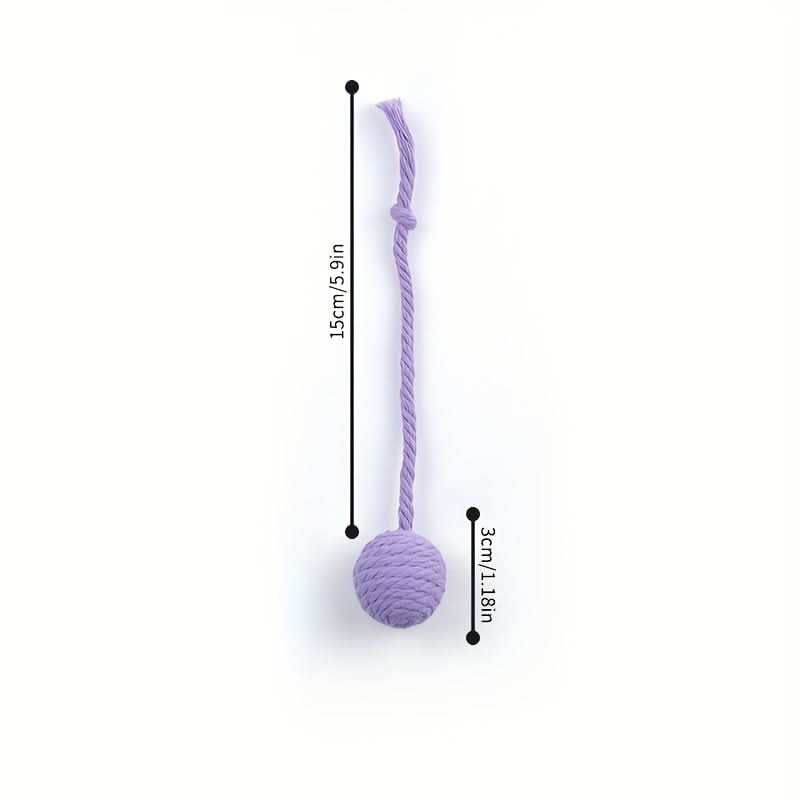 4pcs Rolling Ball Cat Toy with Bell