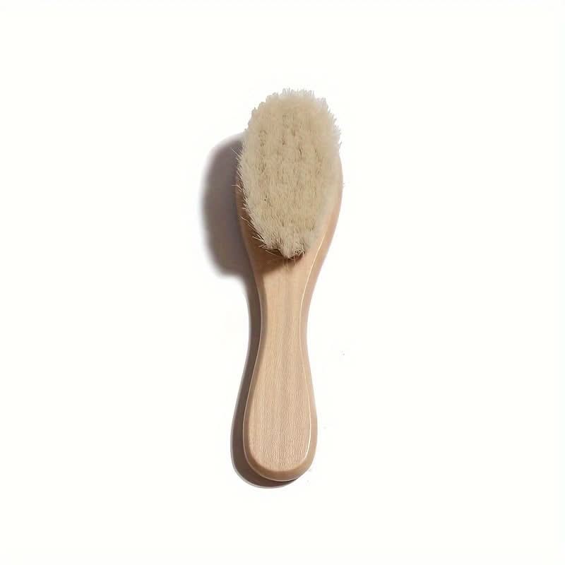 Soft Wooden Baby Hair Brush and Comb Set