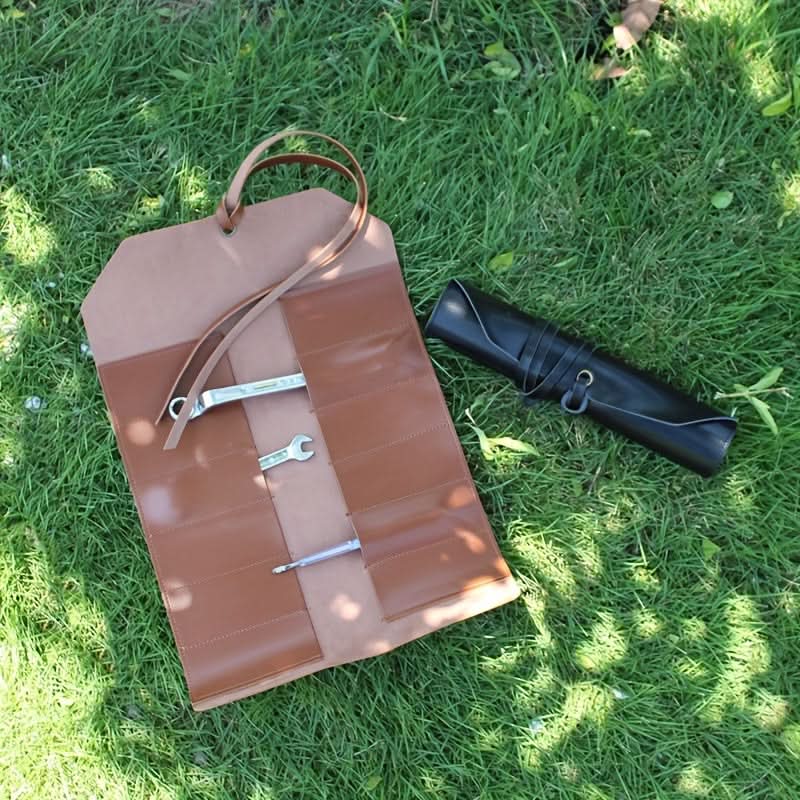 Waterproof PU Leather Tool Roll Bag