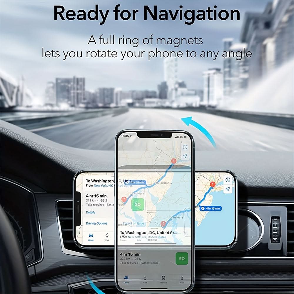 Universal Magnetic Wireless Phone Holder for Fast Charging