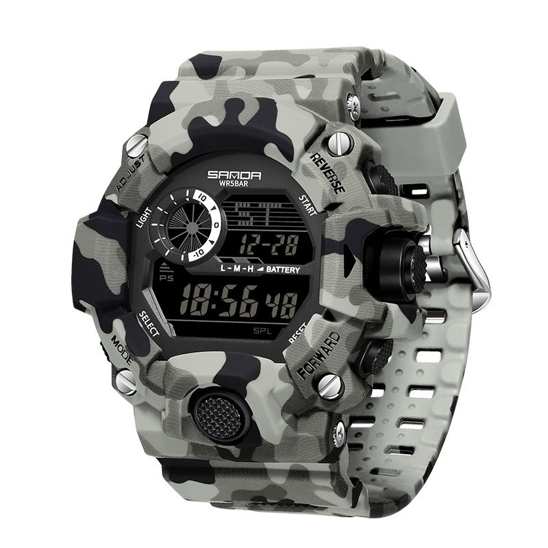 Sanda 2183 Camouflage Digital Sports watch for Men