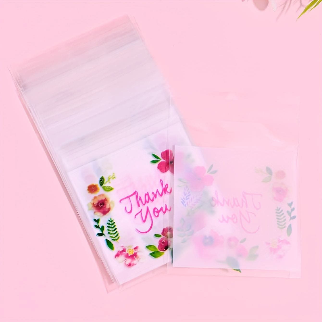 100pcs Floral Ziplock Bags – Reusable Jewelry Storage