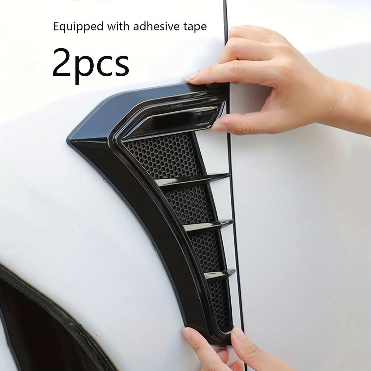 Universal Car Fender Decorative Stickers – High-Gloss Resin Side Vent Labels