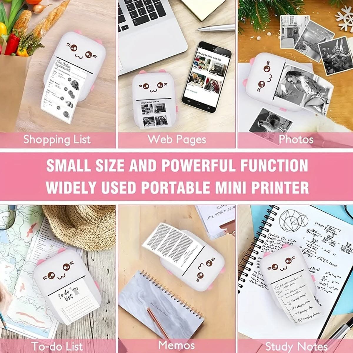 Bluetooth Mini Pocket Printer for Photos & Receipts