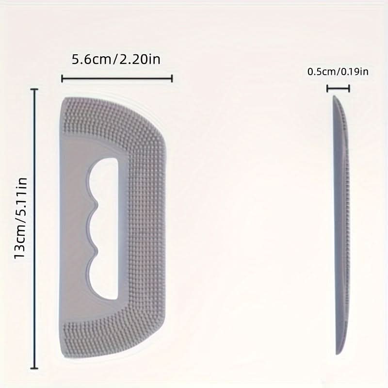 Easy-Clean Silicone Grooming Brush for Pets
