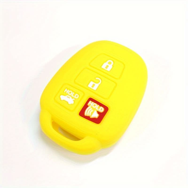 Silicone 4-Key Car Key Cover – Waterproof & Shockproof