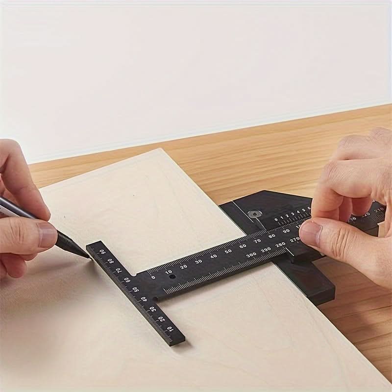 Aluminum T-Square Woodworking Scribing Ruler