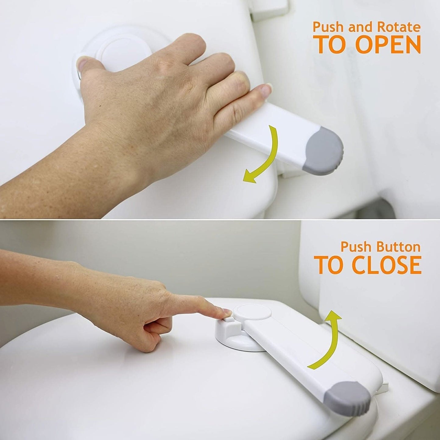 Child Safety Toilet Lock - Automatic Anti-Open Lid Protector with Pet-Proof Design