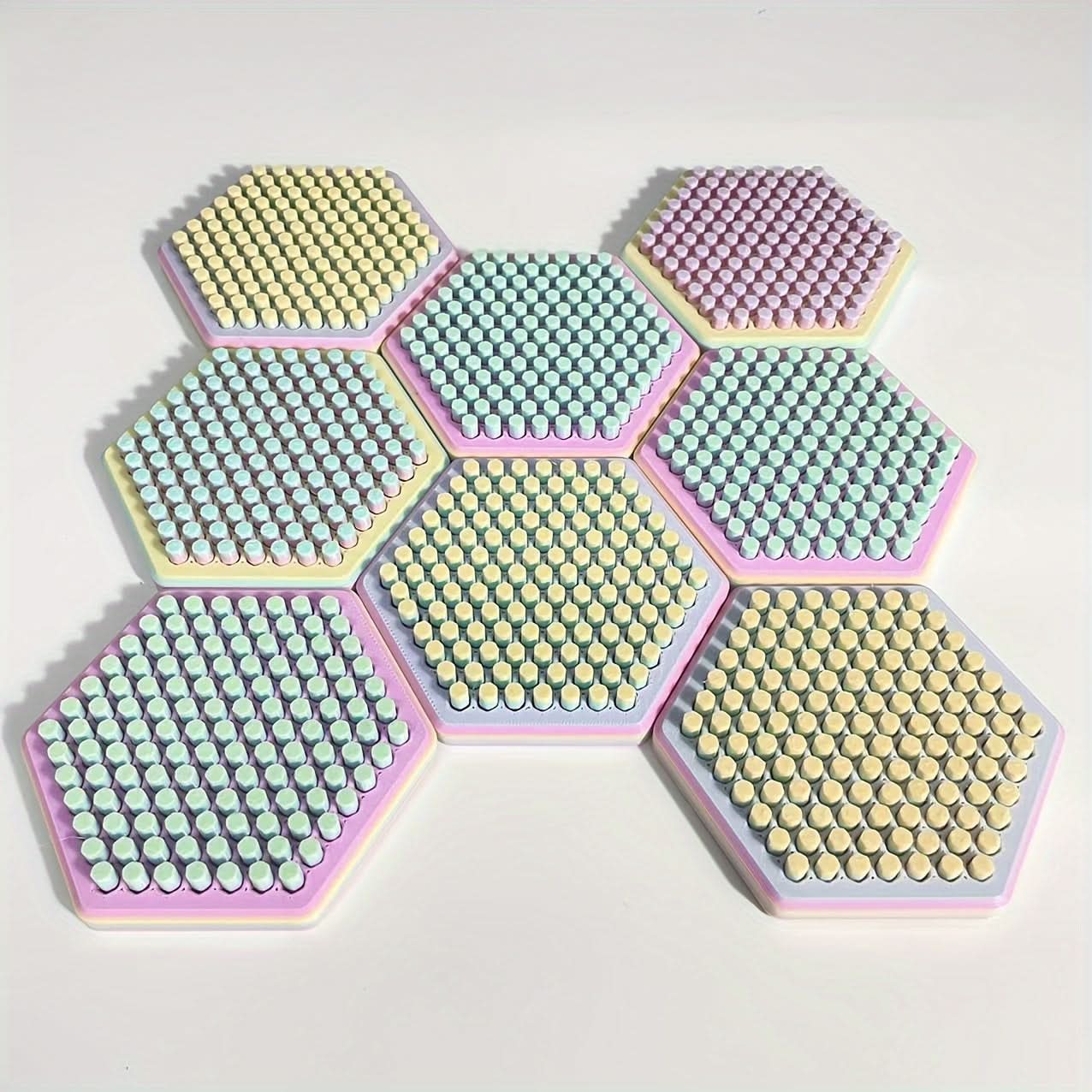 3D Honeycomb Push Pin Toy – Acupressure Office Desk Toy