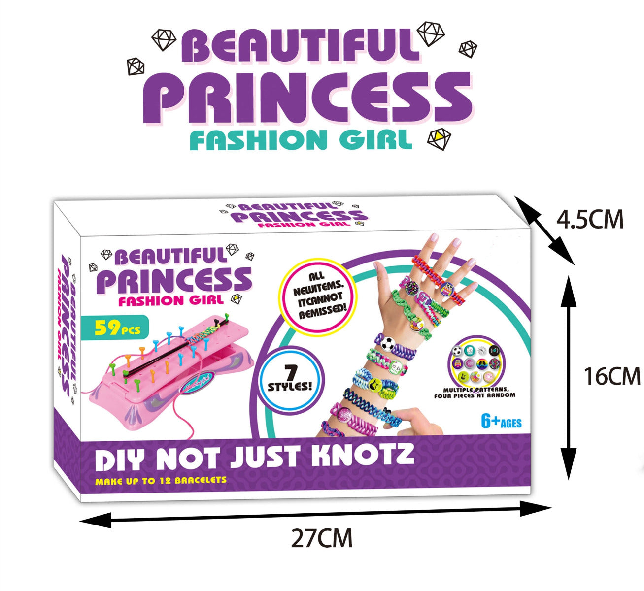 Fashion Bracelet Making Kit 59 Pcs