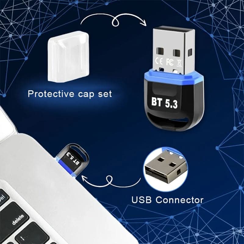 USB Bluetooth 5.3 Adapter for Audio & PC