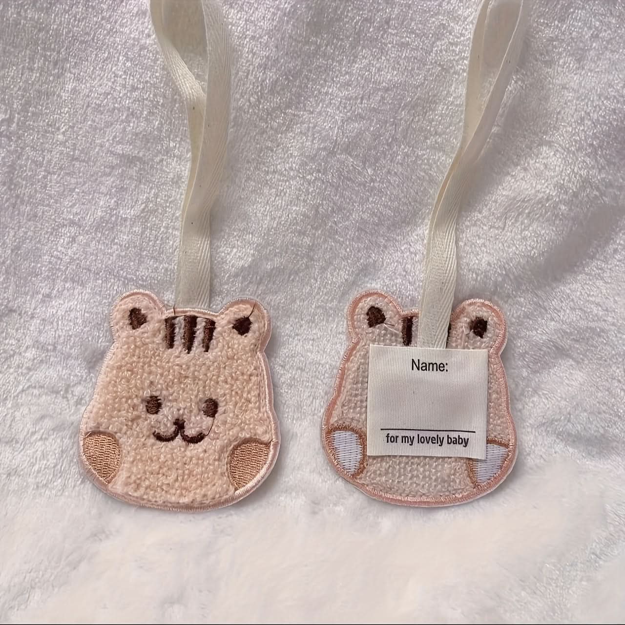 Adorable Bear Backpack Charm, Cute Keychain Accessory for School & Play