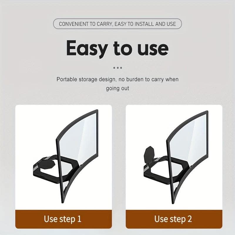 3D Mobile Screen Magnifier for Comfortable Viewing