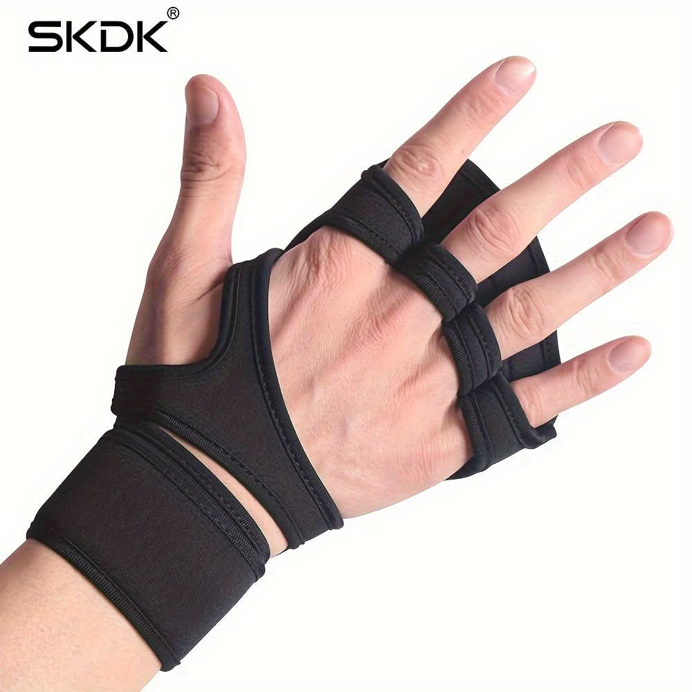 Premium Fitness Gloves with Wrist Support – Non-Slip Grip, Hook-and-Loop Closure
