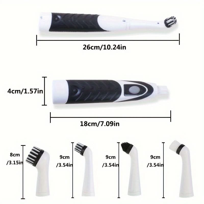 Rechargeable Electric Scrubbing Brush for Deep Cleaning