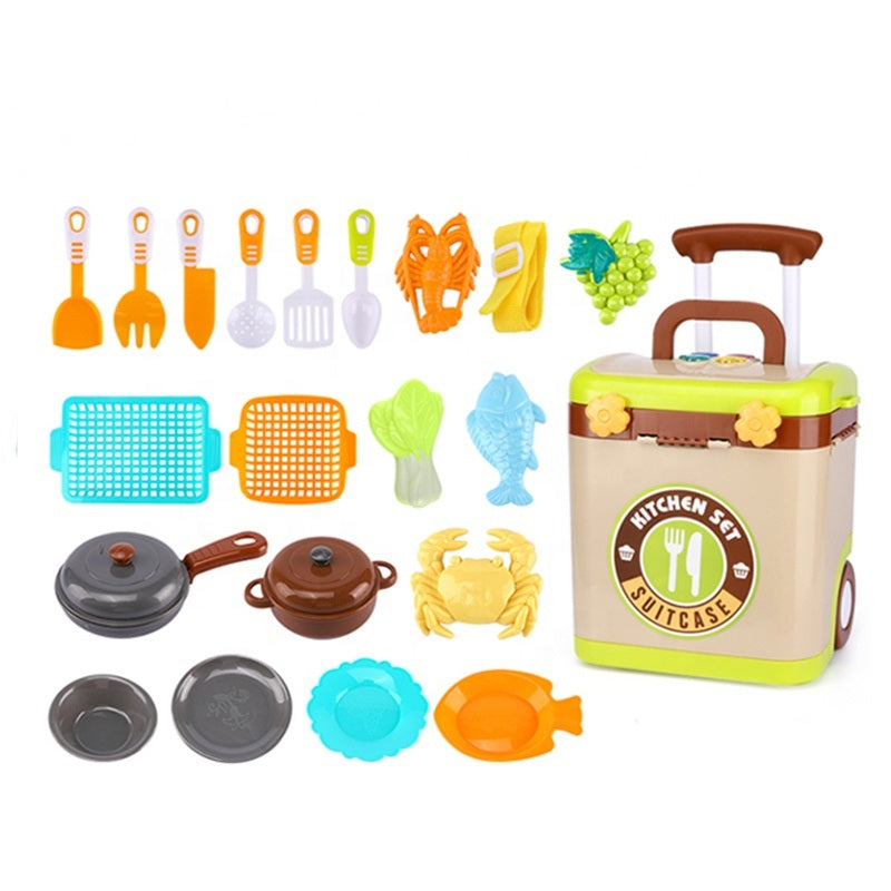 Kids Kitchen Set In Suitcase