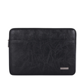 Vintage Laptop Sleeve – PU Case with Dual Zipper Compartments for 11–15" Devices