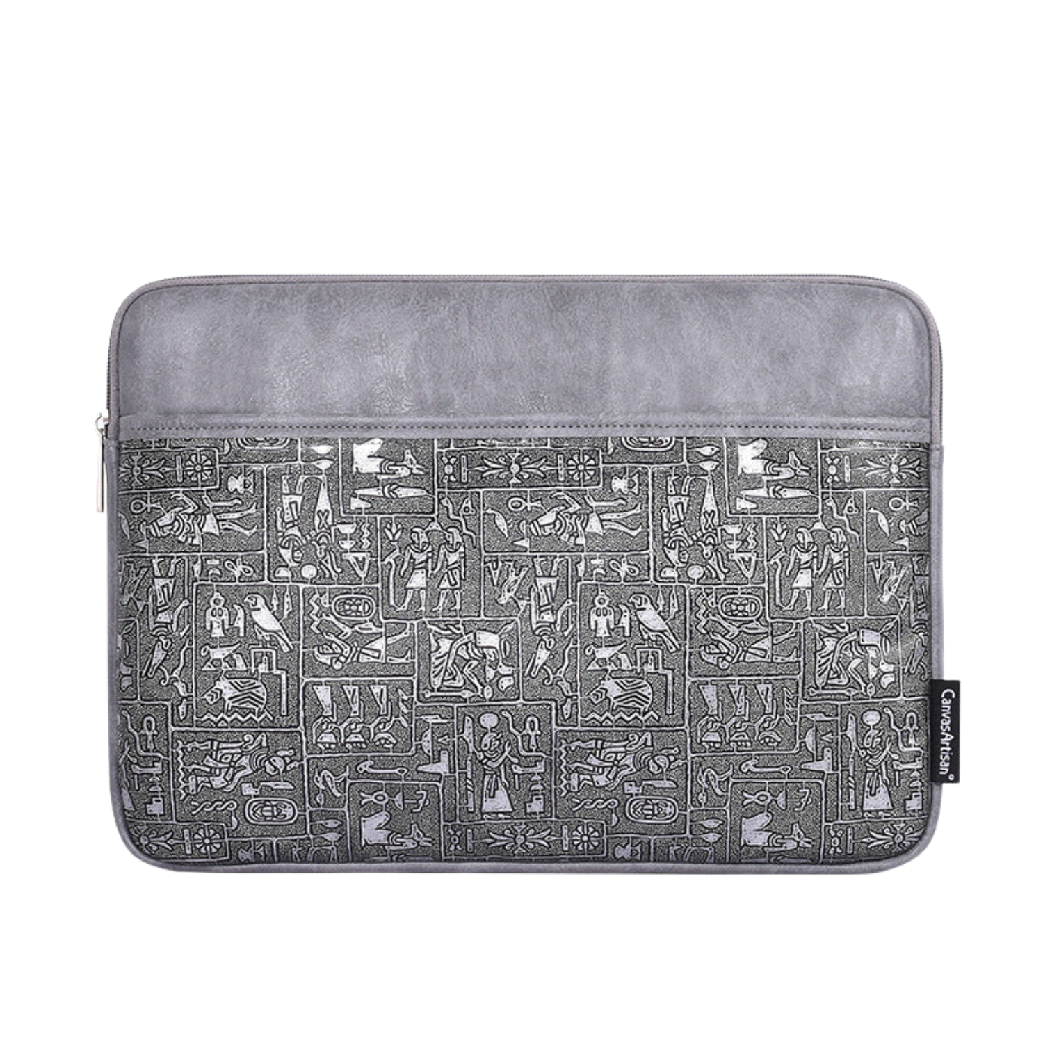 Ancient Egyptian PU Leather Laptop Sleeve – Shockproof, Wear-Resistant Case (11–15 Inch)