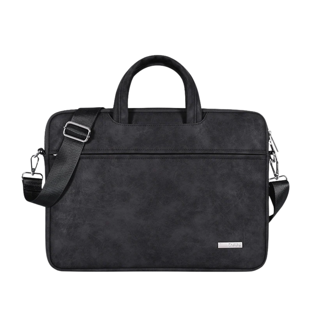 Waterproof PU Laptop Bag 13"–15" – Durable Briefcase with Front Pocket