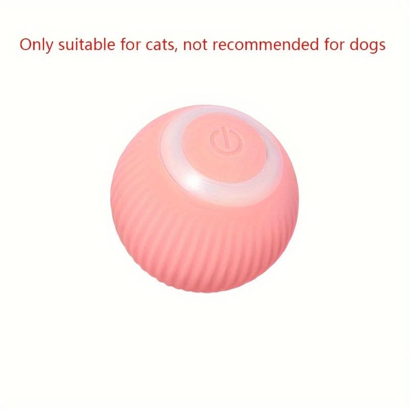 Smart Rolling Cat Toy – USB Rechargeable Electric Teasing Ball for All Breeds