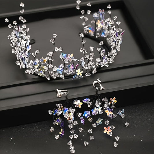 Elegant Rhinestone Tiara Headband for Weddings
