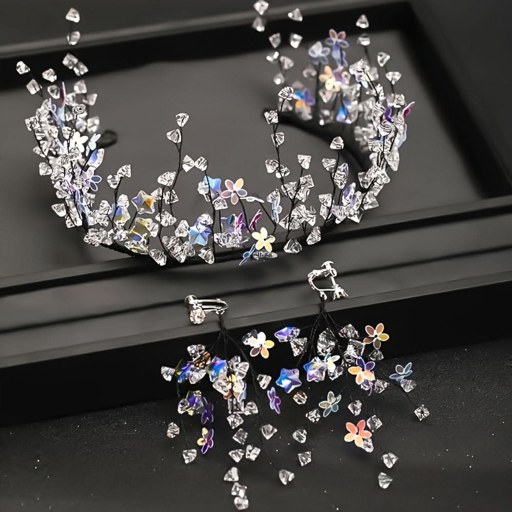 Elegant Rhinestone Tiara Headband for Weddings