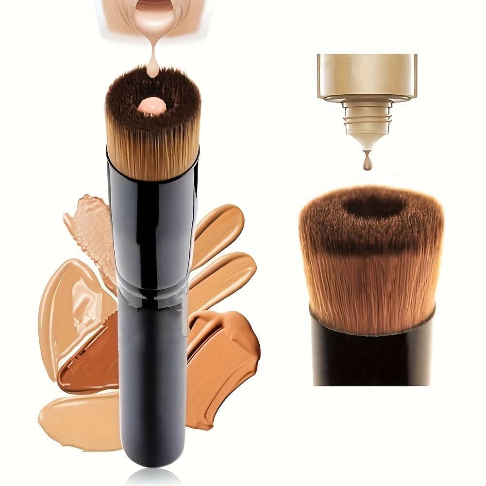 Flat Top Foundation Brush for Flawless Makeup