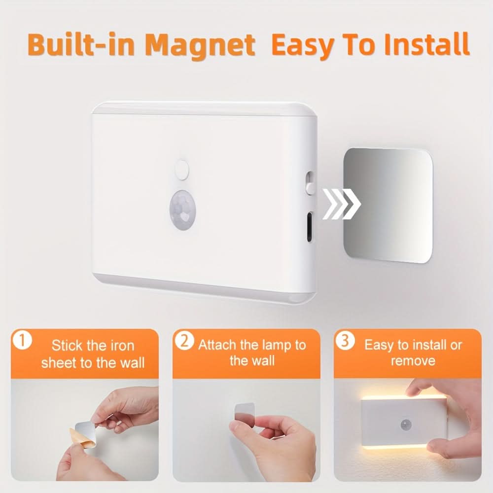 400mAh Rechargeable LED Motion Sensor Night Light