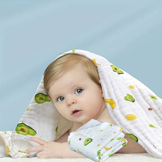 Gift-Ready Cartoon Baby Towel: Ultra-Absorbent Cotton, Quick Dry - Soft & Easy-Care, Perfect for Every Wash