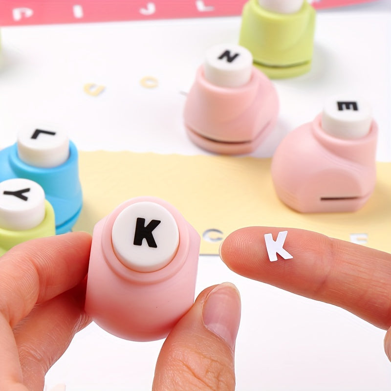 A-Z Alphabet Stamp Set – DIY Plastic Letter Stamps for Crafting & Scrapbooking