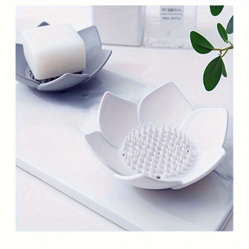 Lotus Design Silicone Soap Box – Stylish & Functional