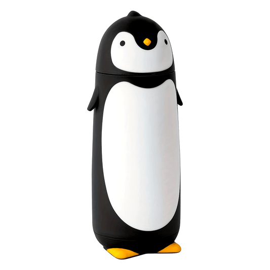 280ml Double-Wall Glass Penguin Tumbler