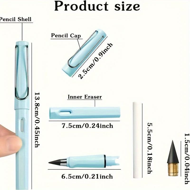 12-Color Infinity Pencil Set – Long-Lasting