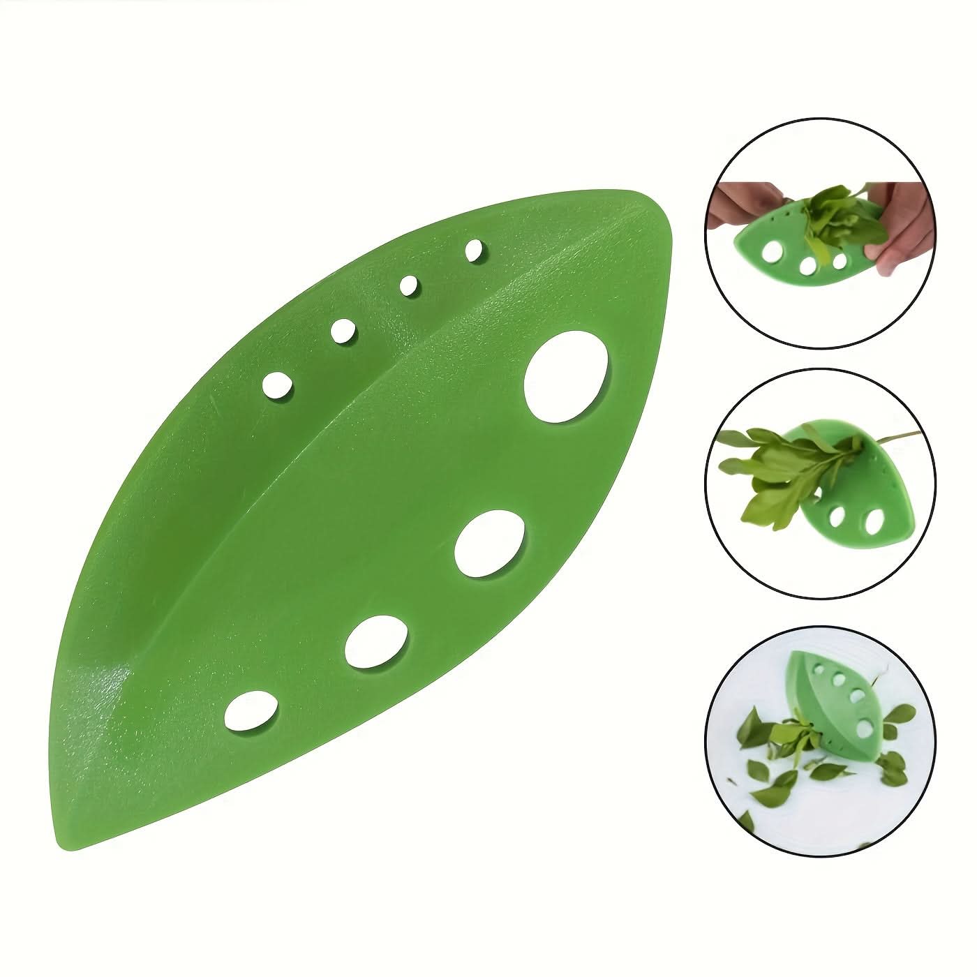 Multi-Herb Leaf Stripper Tool – ABS Kale & Herb Peeler for Basil