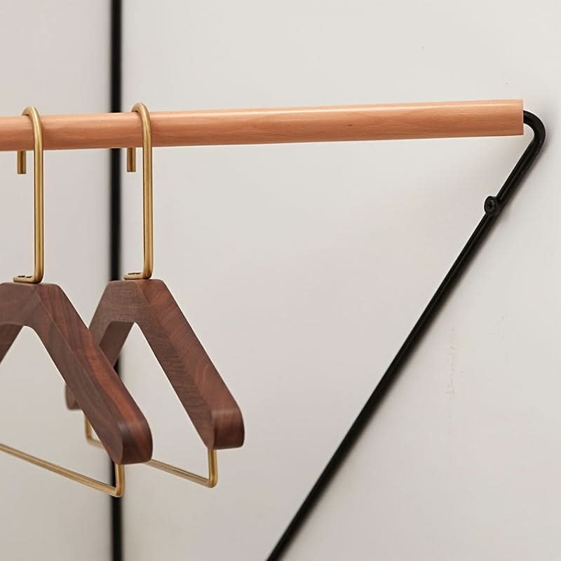 Nordic Style Corner Wall-Mounted Clothes Rack - Modern Minimalist Hat