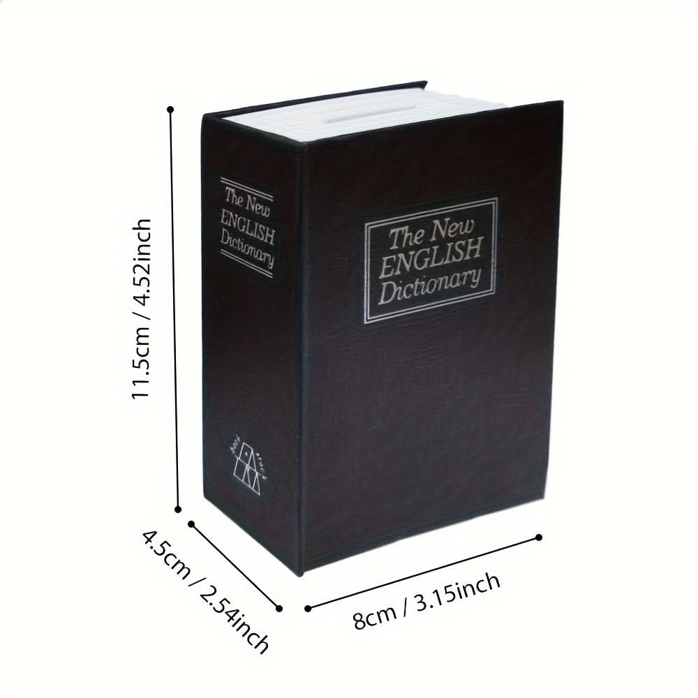 1pc Mini Book-Shaped Piggy Bank with Combination Lock