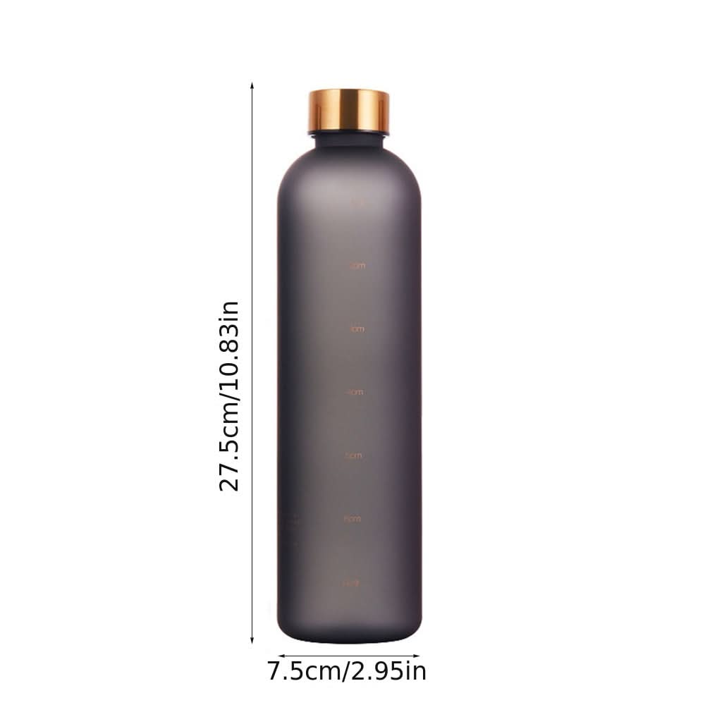 32oz Motivational Water Bottle with Time Marker – Leakproof